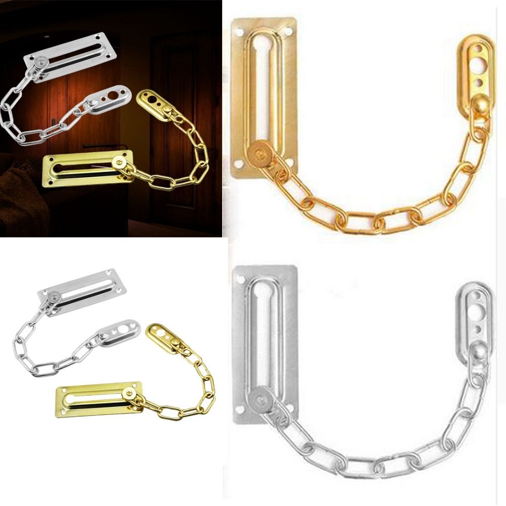 Security Chain Door - Pestillo pulido para puerta, protector de