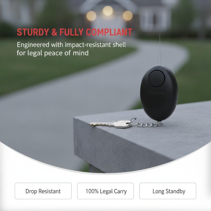 1 unidad, alarma de seguridad  - Personal Alarm Keychain reseña y precio