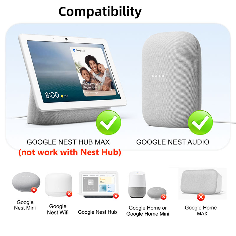 Adaptador de Alimentación de 2 - Google Speaker Nest Audio reseña y precio